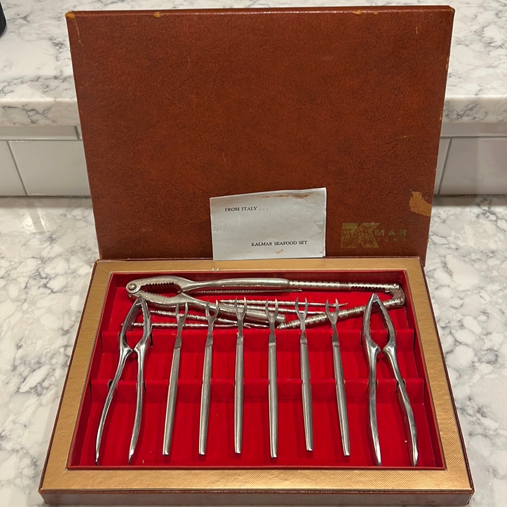 Kalmar Designs Vintage Seafood Set